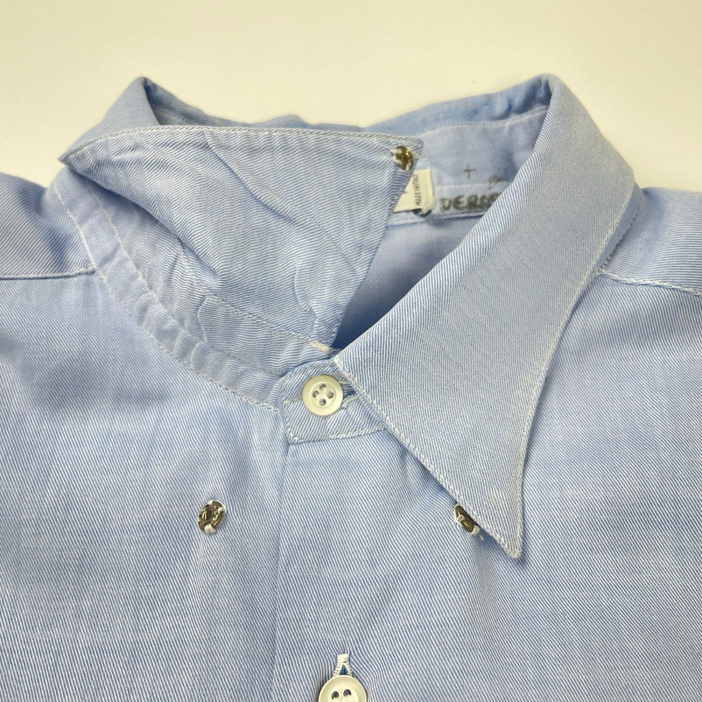 GIORGIO ARMANI LE COLLEZIONI ジョルジオアルマーニ / 80s ヴィンテージソリッドカラーシャツ SIZE：15 1/2