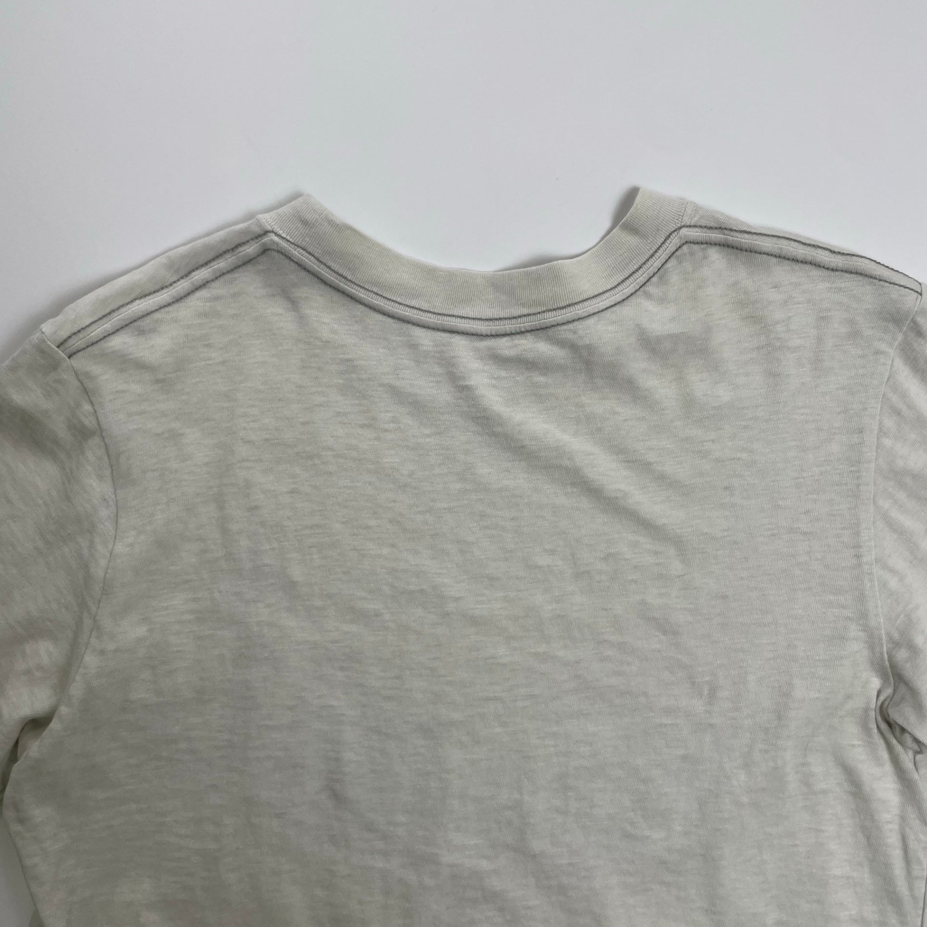 NOWOS ノーウォス / CREW NECK T-SHIRT ブルーグレイ 参考定価：17,000+tax SIZE：FREE