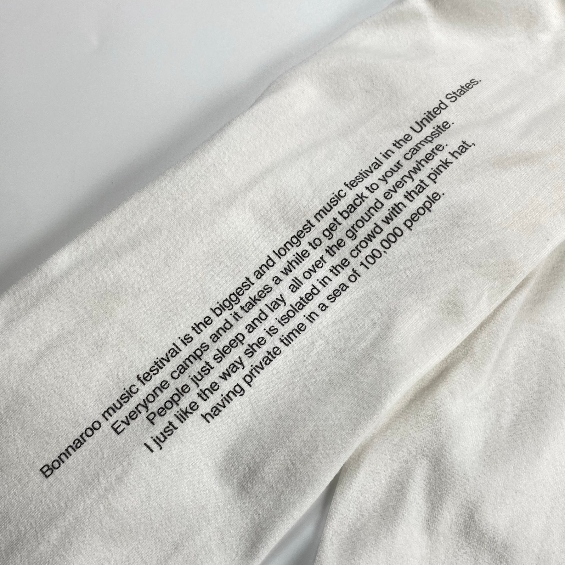 JANE SMITH ジェーンスミス × CHERYL DUNN シェリル・ダン / CHERYL DUNN フォト TEE 長袖 スリーブプリント SIZE：M