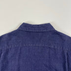 MARGARET HOWELL / 日本製 茄子紺リネンシャツ SIZE：L