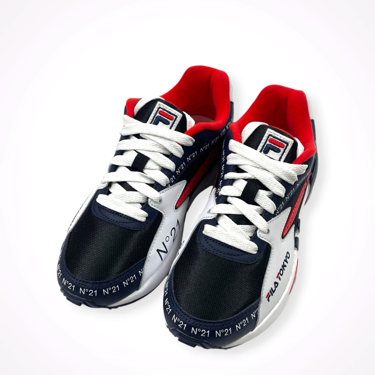 FILA × N°21 / コラボ MIND BLOWER スニーカー 極美品 参考定価：21,000+tax SIZE:23cm
