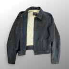 VINTAGE ABAHOUSE アバハウス O・9 18 / 短丈 ダーティ加工 ヴィンテージエコレザージャケット SIZE:2(M程度)