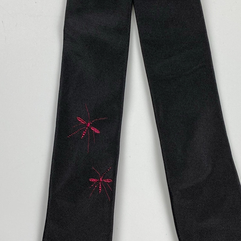 クリス期 アーカイブ Dior HOMME ディオール オム / アメンボ刺繍 ストラップ ナロータイ