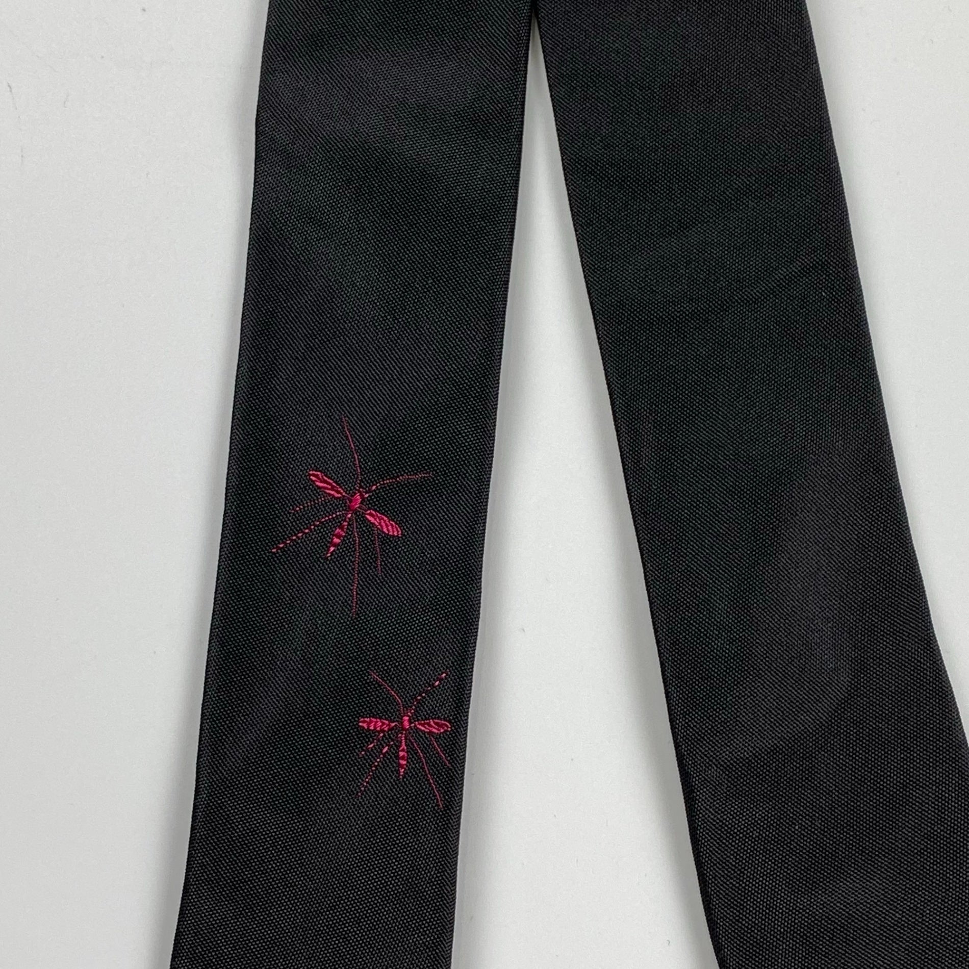 クリス期 アーカイブ Dior HOMME ディオール オム / アメンボ刺繍 ストラップ ナロータイ