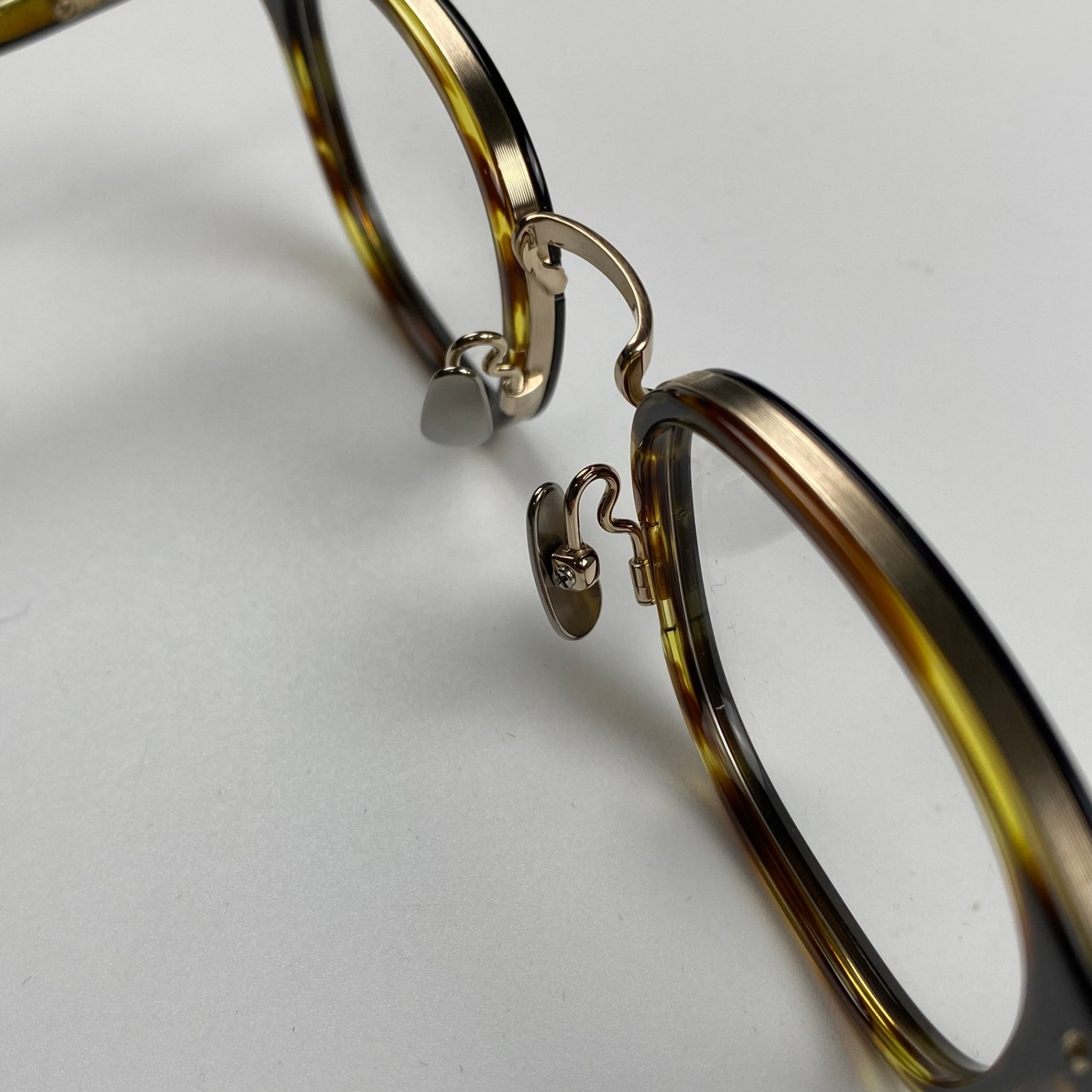 【美品】 金子眼鏡 K18シリーズ / KMG-15 BKBR 度なしレンズ 伊達メガネ 参考定価：120,000程度