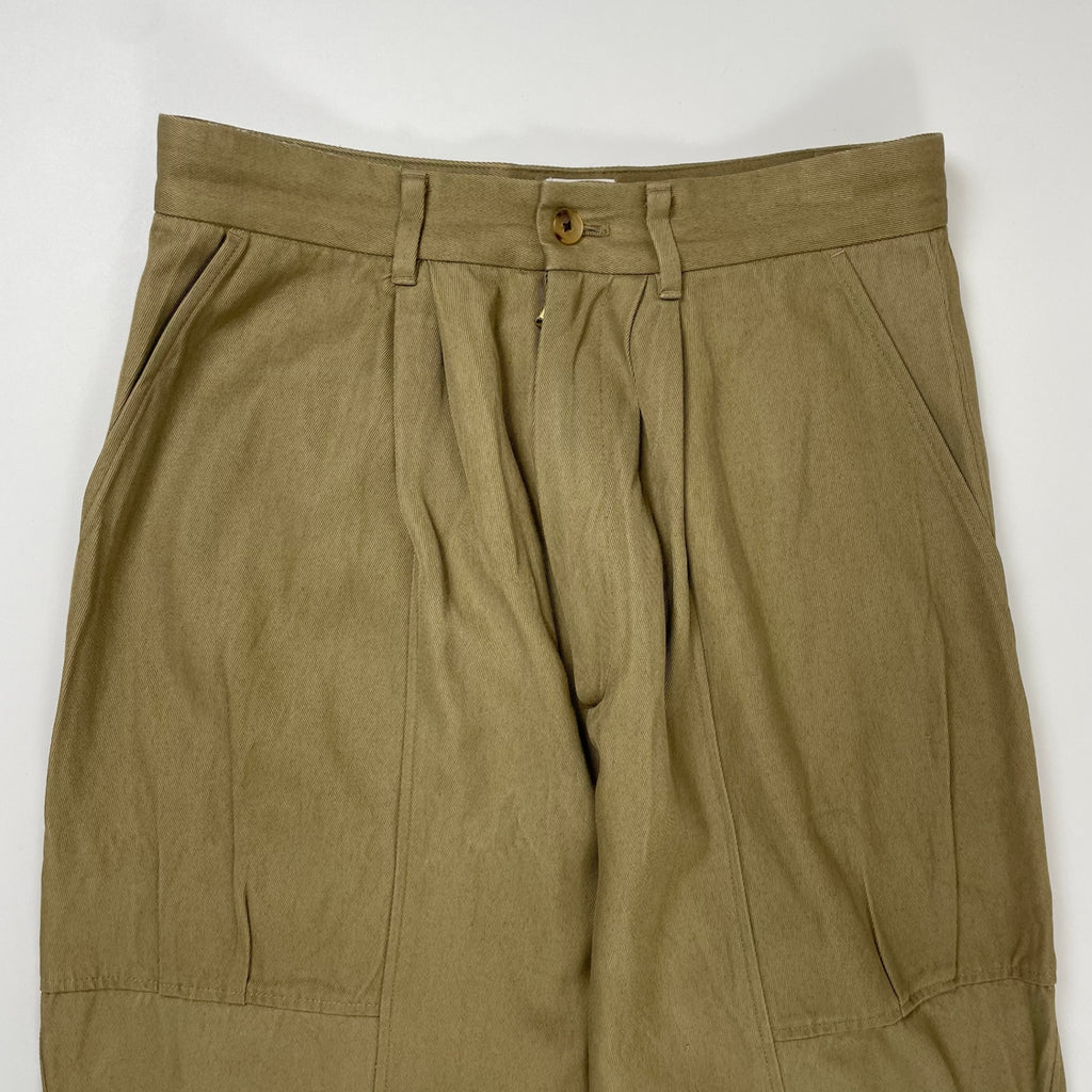6(ROKU)BEAUTY＆YOUTH ロク ビューティーアンドユース / RAYON COTTON TUCK PANTS 参考定価：21,000+tax SIZE:36