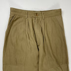 6(ROKU)BEAUTY＆YOUTH ロク ビューティーアンドユース / RAYON COTTON TUCK PANTS 参考定価：21,000+tax SIZE:36