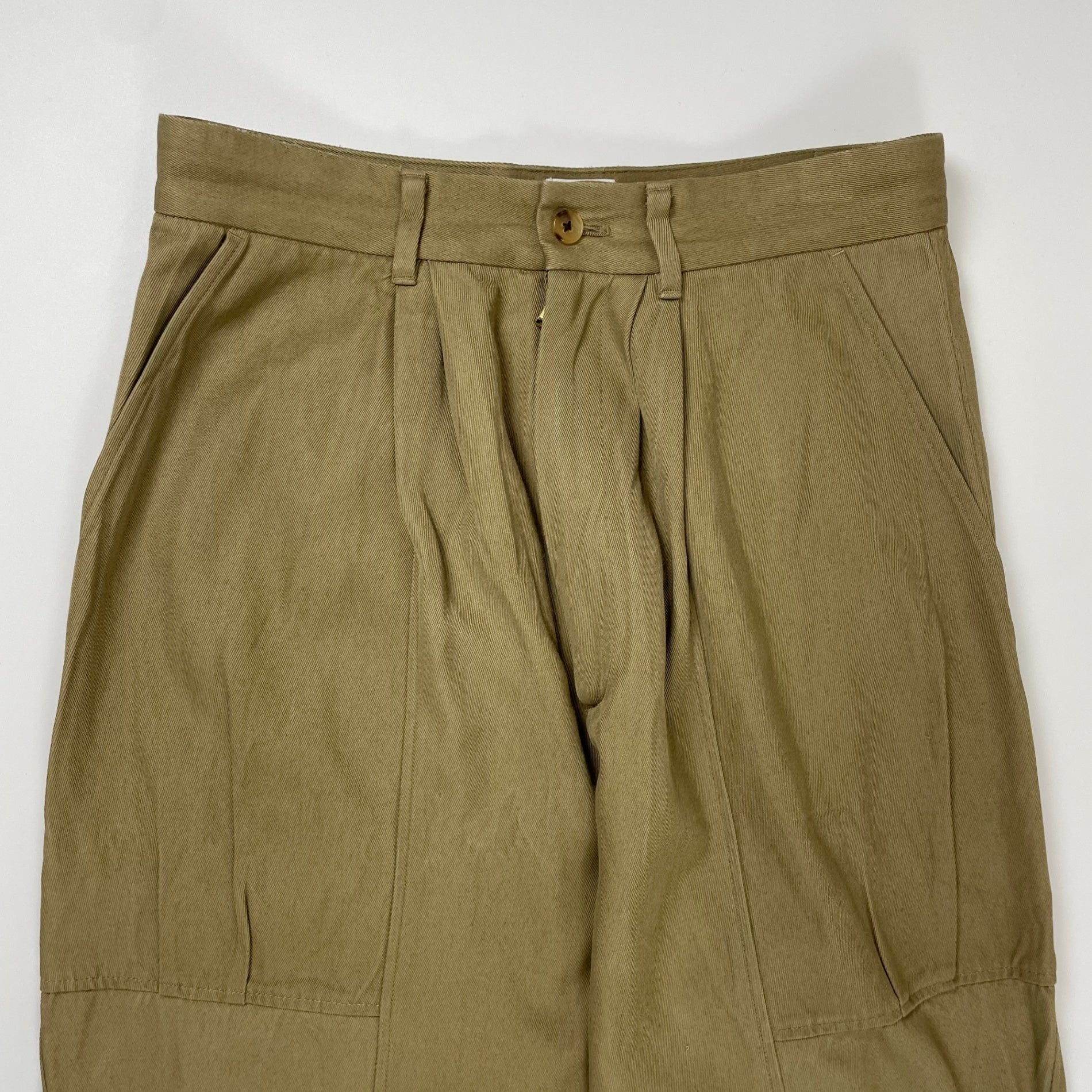 6(ROKU)BEAUTY＆YOUTH ロク ビューティーアンドユース / RAYON COTTON TUCK PANTS 参考定価：21,000+tax SIZE:36