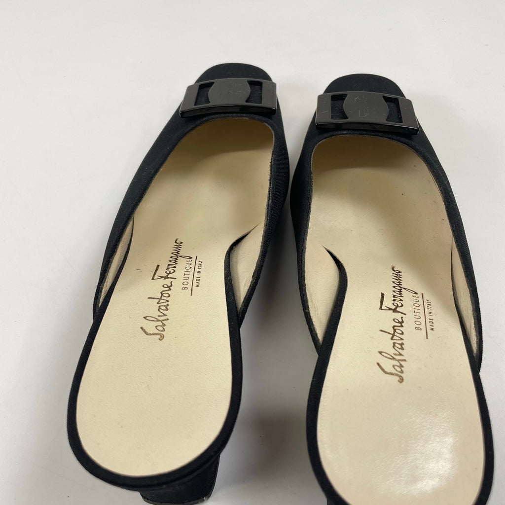 Salvatore Ferragamo / ヴァラヒールサンダル チャンキーヒール SIZE:6