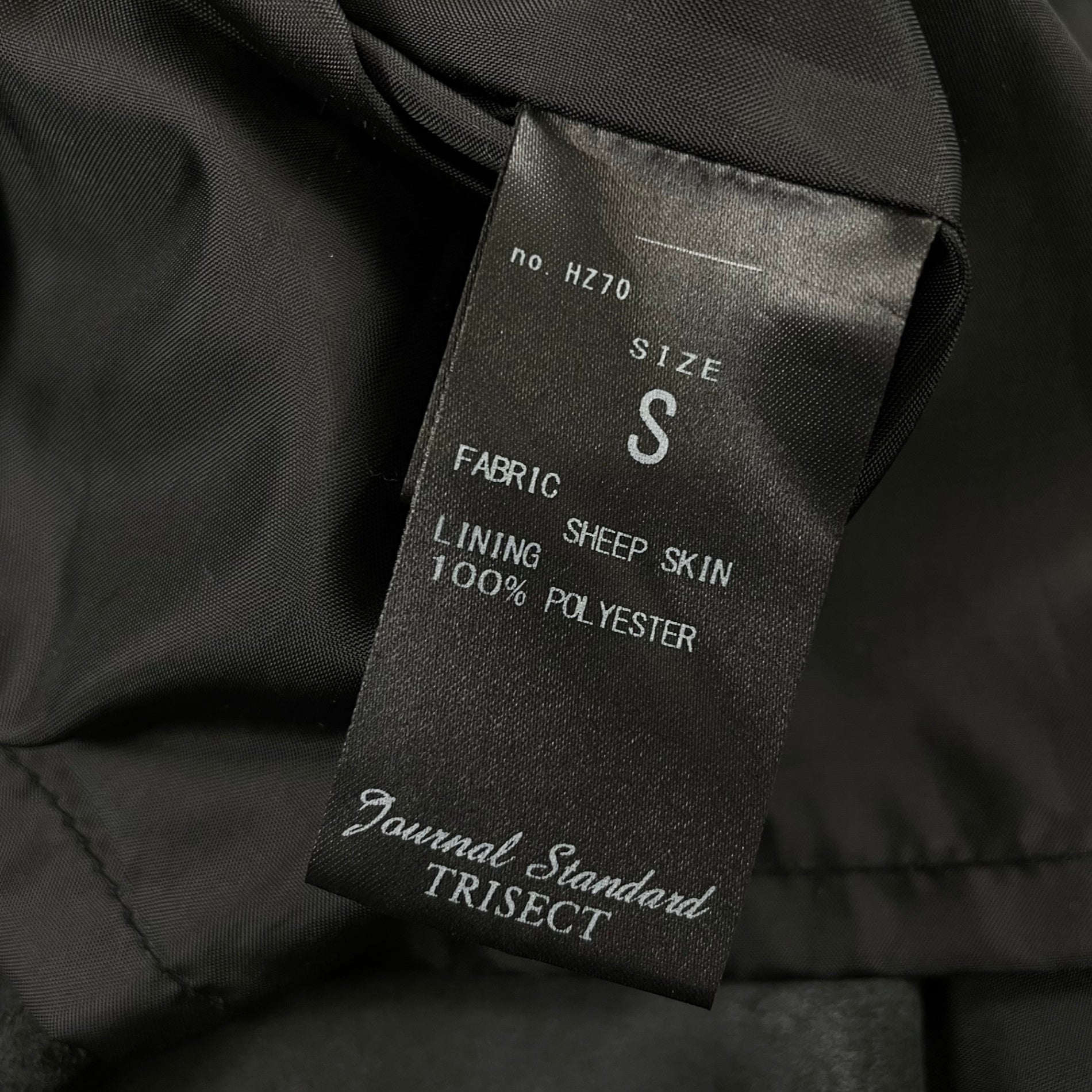 JOURNAL STANDARD TRISECT ジャーナルスタンダード トライセクト / ラムレザーワークシャツ 24年モデル 参考定価：33,000+tax SIZE:S