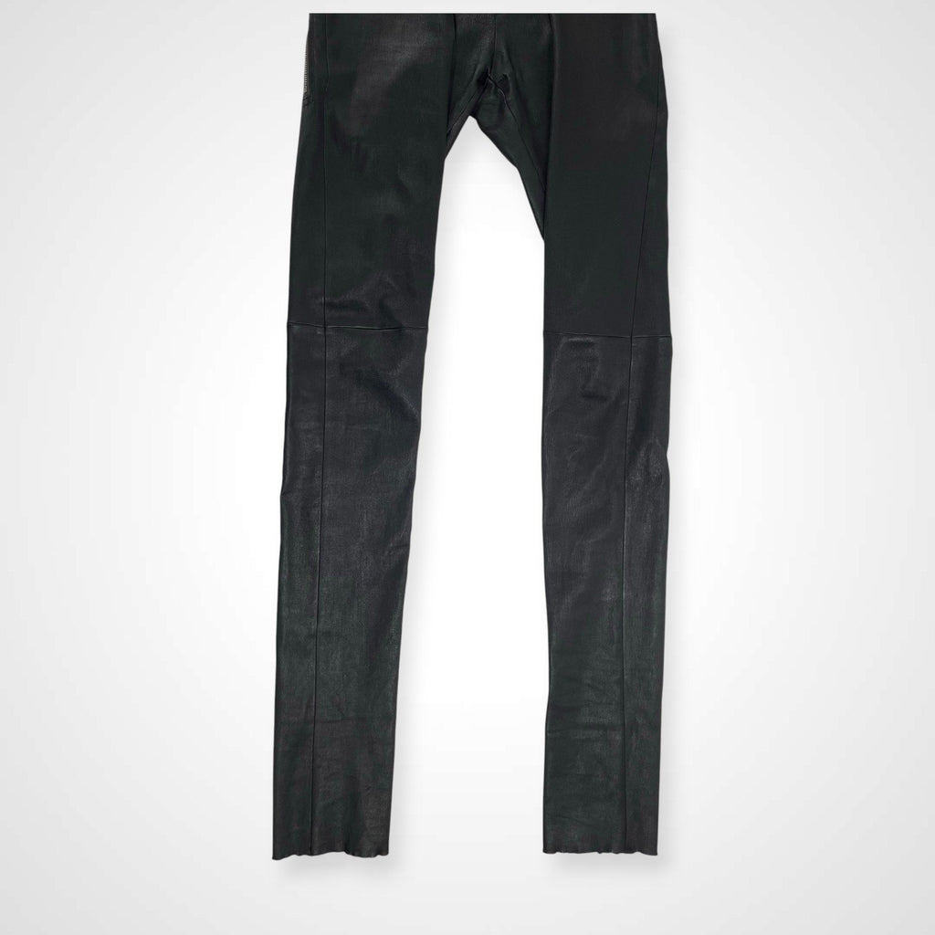 Rick Owens リックオウエンス / tight gary leather flight suits レザージャンプスーツ RR02A5550-LS SIZE:48