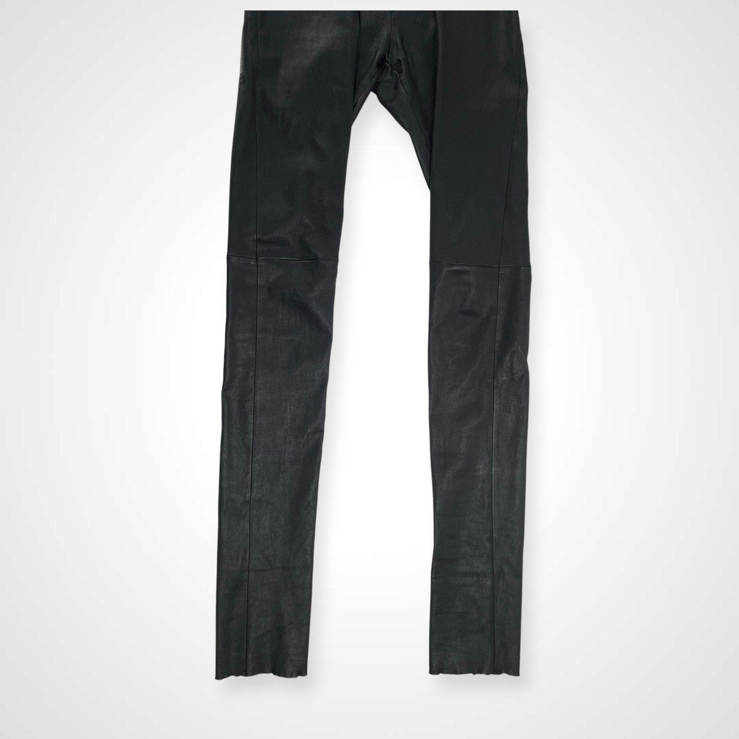 Rick Owens リックオウエンス / tight gary leather flight suits レザージャンプスーツ RR02A5550-LS SIZE:48