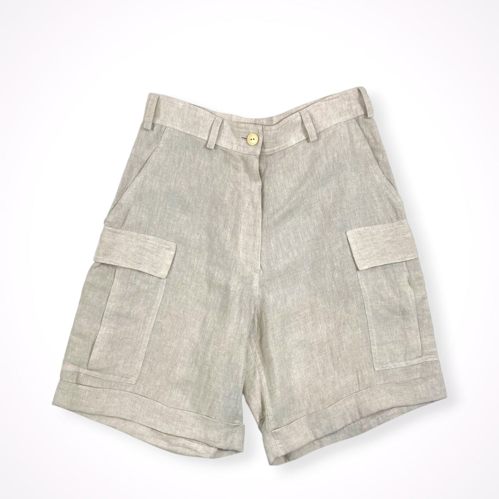 VINTAGE / ユーロヴィンテージ リネンショーツ SIZE：44
