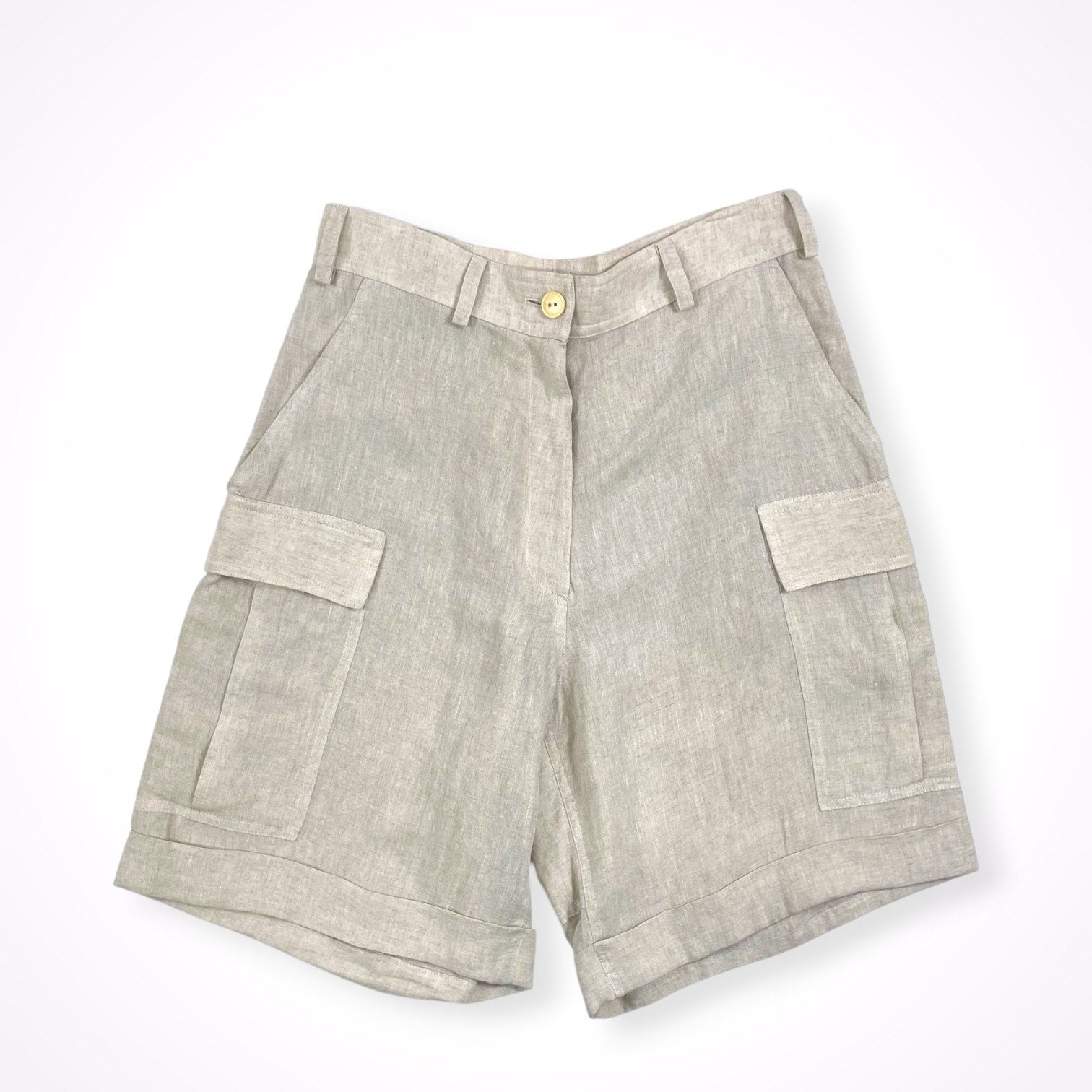 VINTAGE / ユーロヴィンテージ リネンショーツ SIZE：44