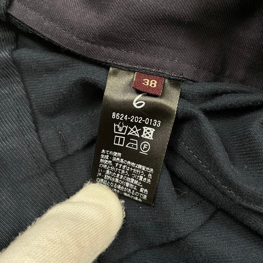 6(ROKU) BEAUTY＆YOUTH ロク ビューティー＆ユース / タックマキシスカート ネイビー 24SS 参考定価：22,000+tax SIZE:38