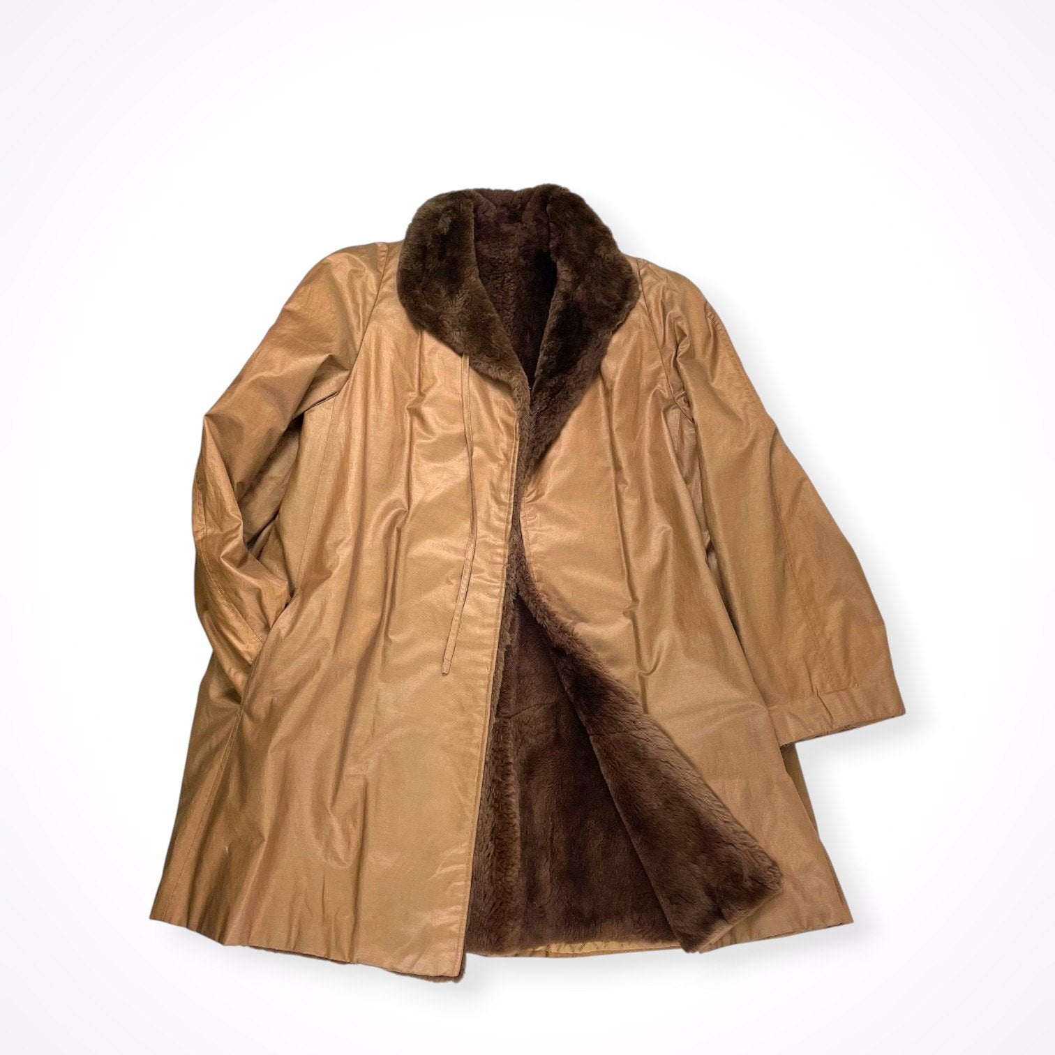 FENDI alta moda pronta / 70s ヴィンテージファーコート カール・ラガーフェルド期 CIWIFURS 参考定価：1,000,000程度 SIZE：L程度