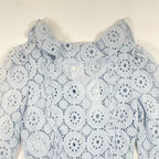 ISABELLE BLANCHE イザベルブランシュ / カットワークレースブラウス 参考定価：39,000+tax SIZE:XXS