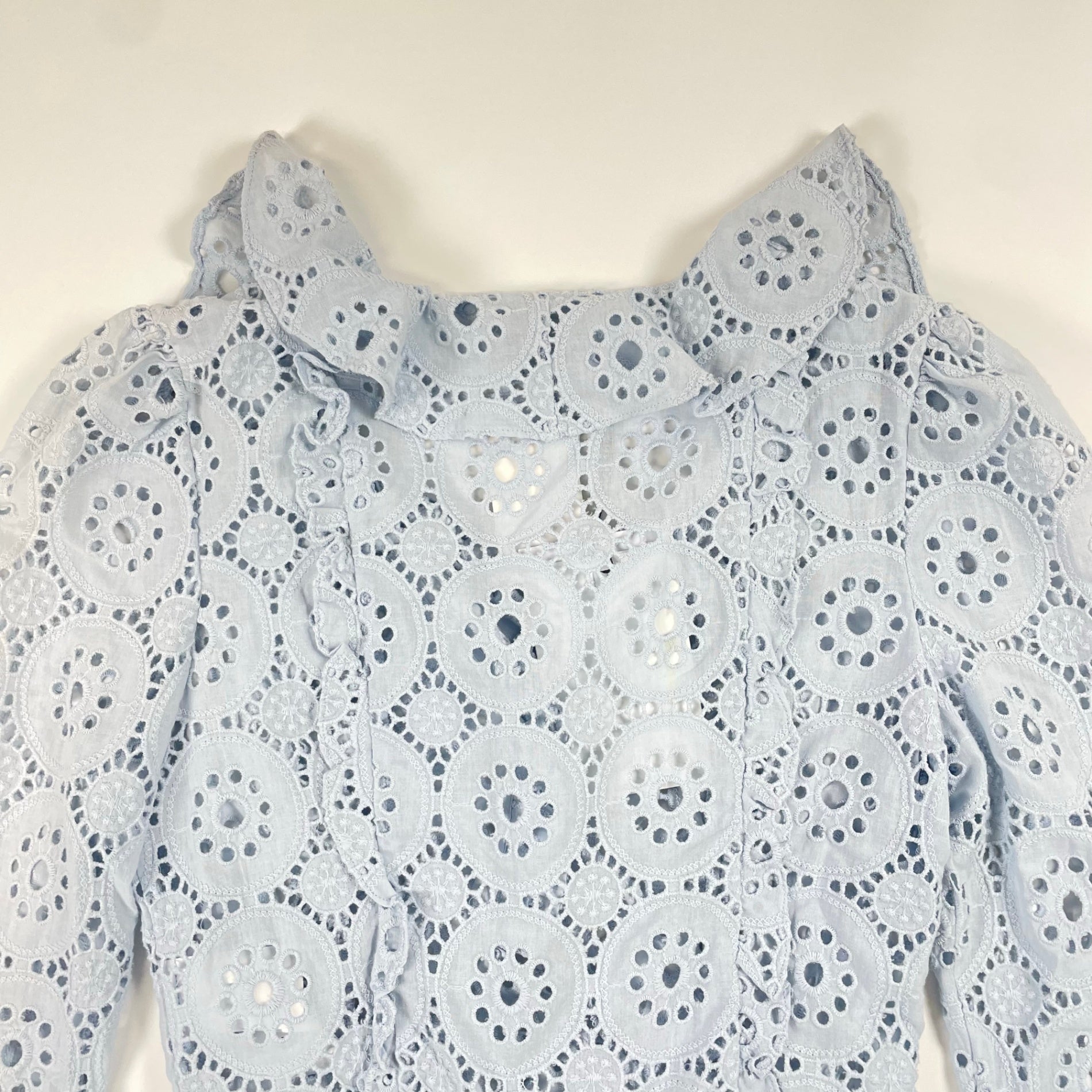 ISABELLE BLANCHE イザベルブランシュ / カットワークレースブラウス 参考定価：39,000+tax SIZE:XXS
