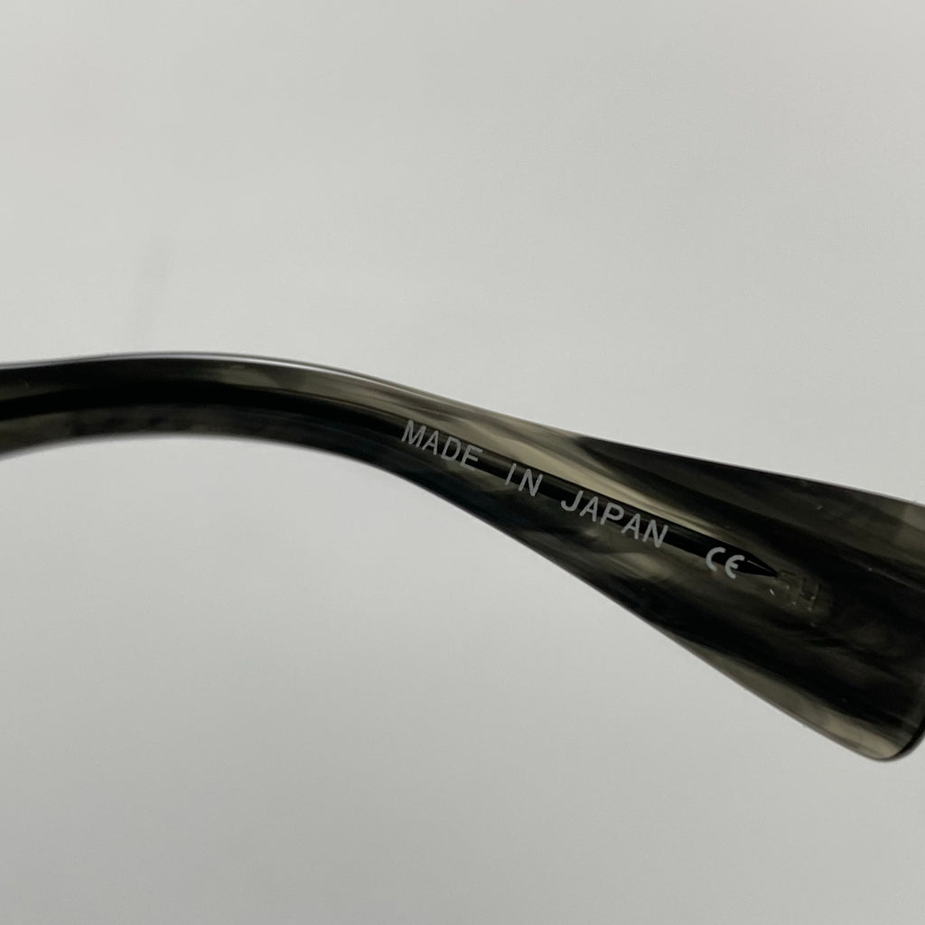 金子眼鏡 VINTAGEライン / 2ブリッジ スクエア ブラック 度なしクリアレンズ 参考定価：42,000+tax