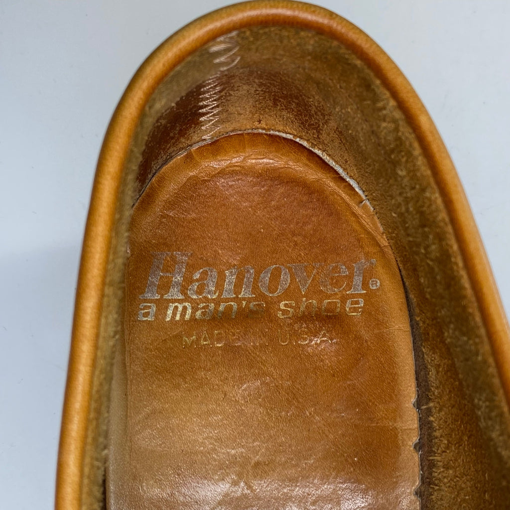 HANOVER ハノーバー / ヴィンテージ レザーローファー イントレチャート 6-70年代 USA製 SIZE:8 1/2