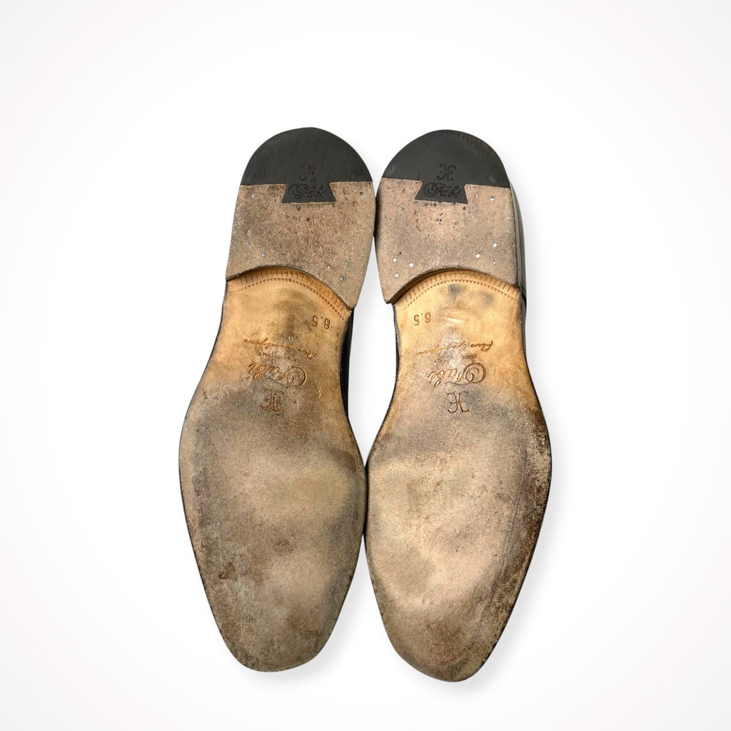 FABI / パティーヌ 外羽根プレーントゥドレスシューズ 参考定価：80,000程度 SIZE:6 1/2