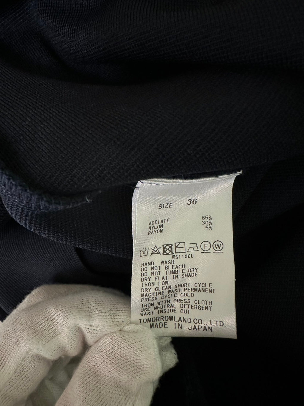 Ballsey ボールジー / ミラノリブ ポケットワンピース 極美品 参考定価：40,000+tax SIZE:36