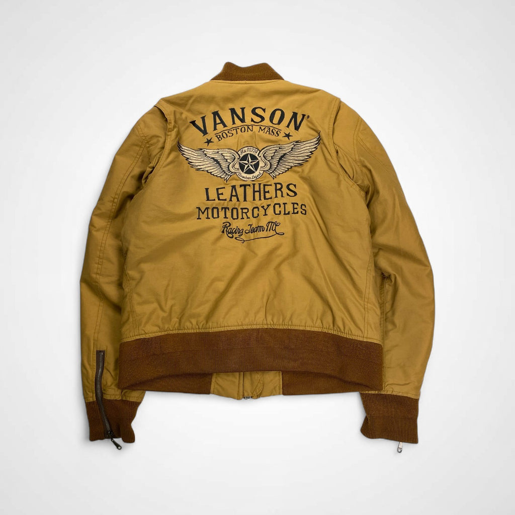 vanson バンソン / フライングスター MA-1 フライトジャケット ブラウン SIZE:L