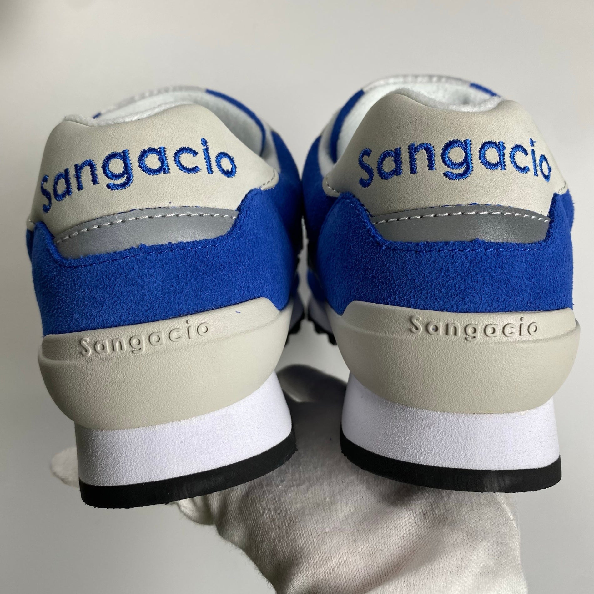 【未使用】 SANGACIO サンガッチョ / LIMITED MODEL 『SKY BLUE』 スエードレザー スニーカー 参考定価：23,000+tax SIZE:23.5cm