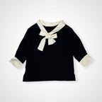 ESTNATION エストネーション / ボウタイ2トーンブラウス 参考定価：30,000程度 SIZE：38