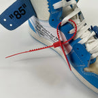 NIKE × OFF WHITE / Air Jordan 1 High UNC "White/Dark Powder Blue" 箱付 SIZE：28.5cm