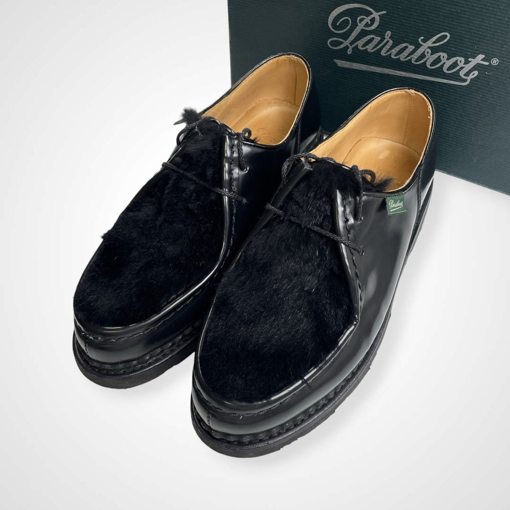 Paraboot × UNITED ARROWS パラブーツ ユナイテッドアローズ / チロリアンシューズ レッキスファー ブラック 参考定価：65,000+tax SIZE:5(24.5cm)