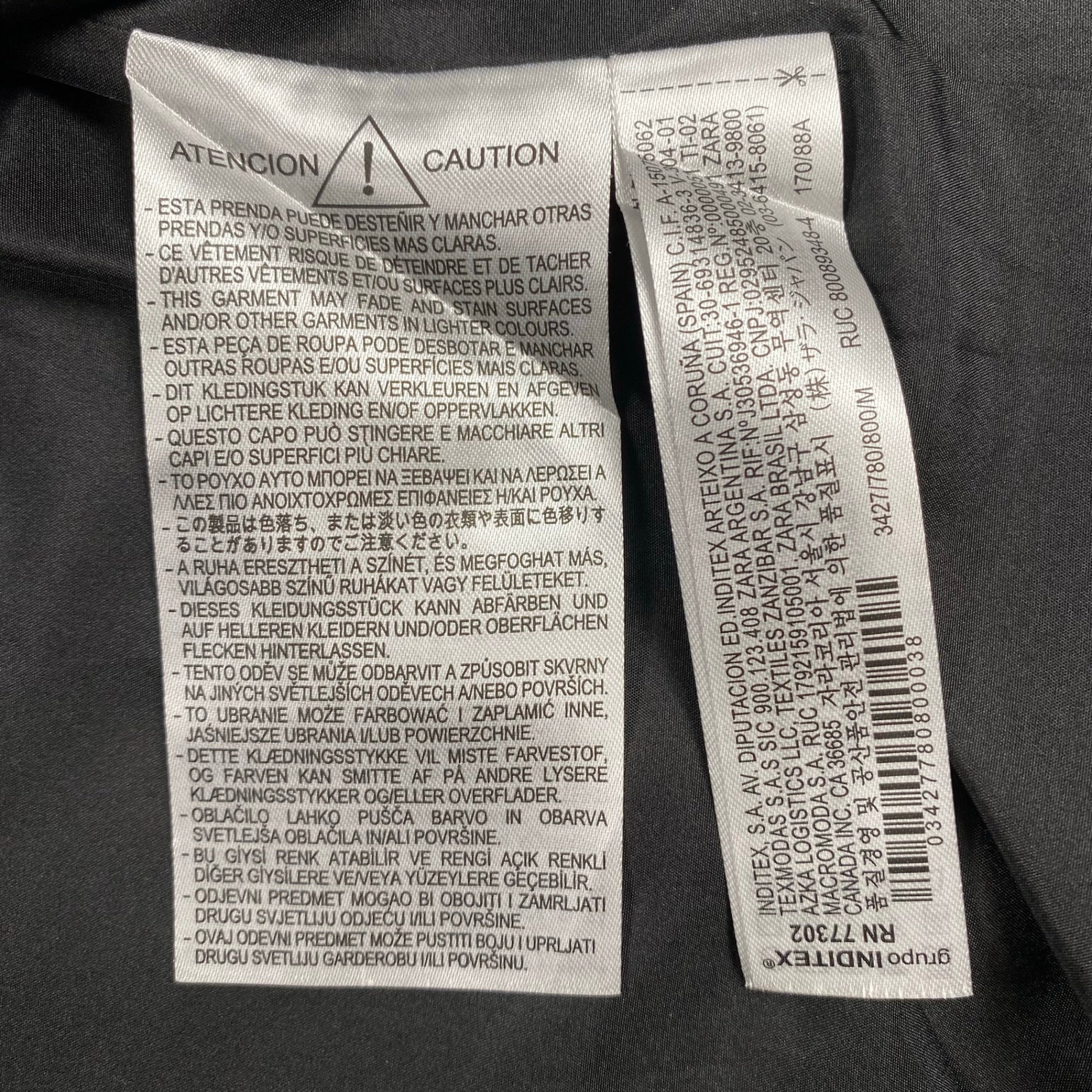 ZARA ザラ / エコレザー ライダースジャケット ブラック SIZE:M