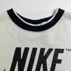 EURO NIKE ユーロ ナイキ / クロップドスウェット 短丈 ロゴ SIZE:L程度