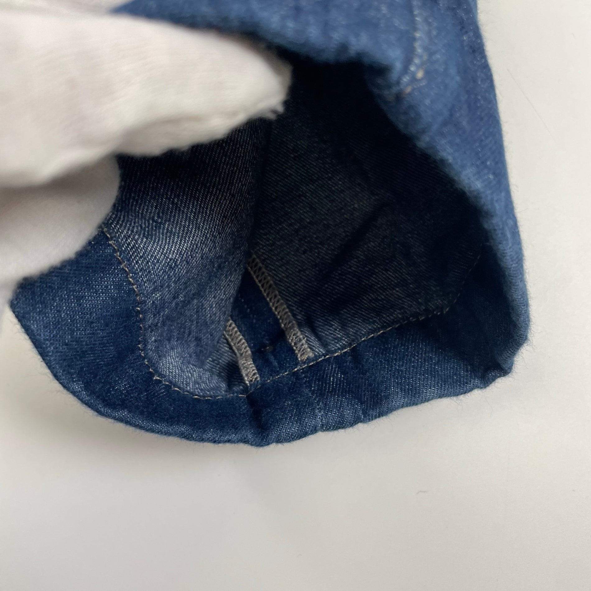 CARE LABEL ケアレーベル / コットンリネンデニムパンツ 参考定価：48,000程度 イタリア製 SIZE:31