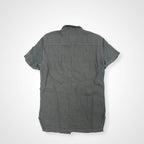 EMPORIO ARMANI エンポリオ アルマーニ / オールドリネンシャツ グレー SIZE：39