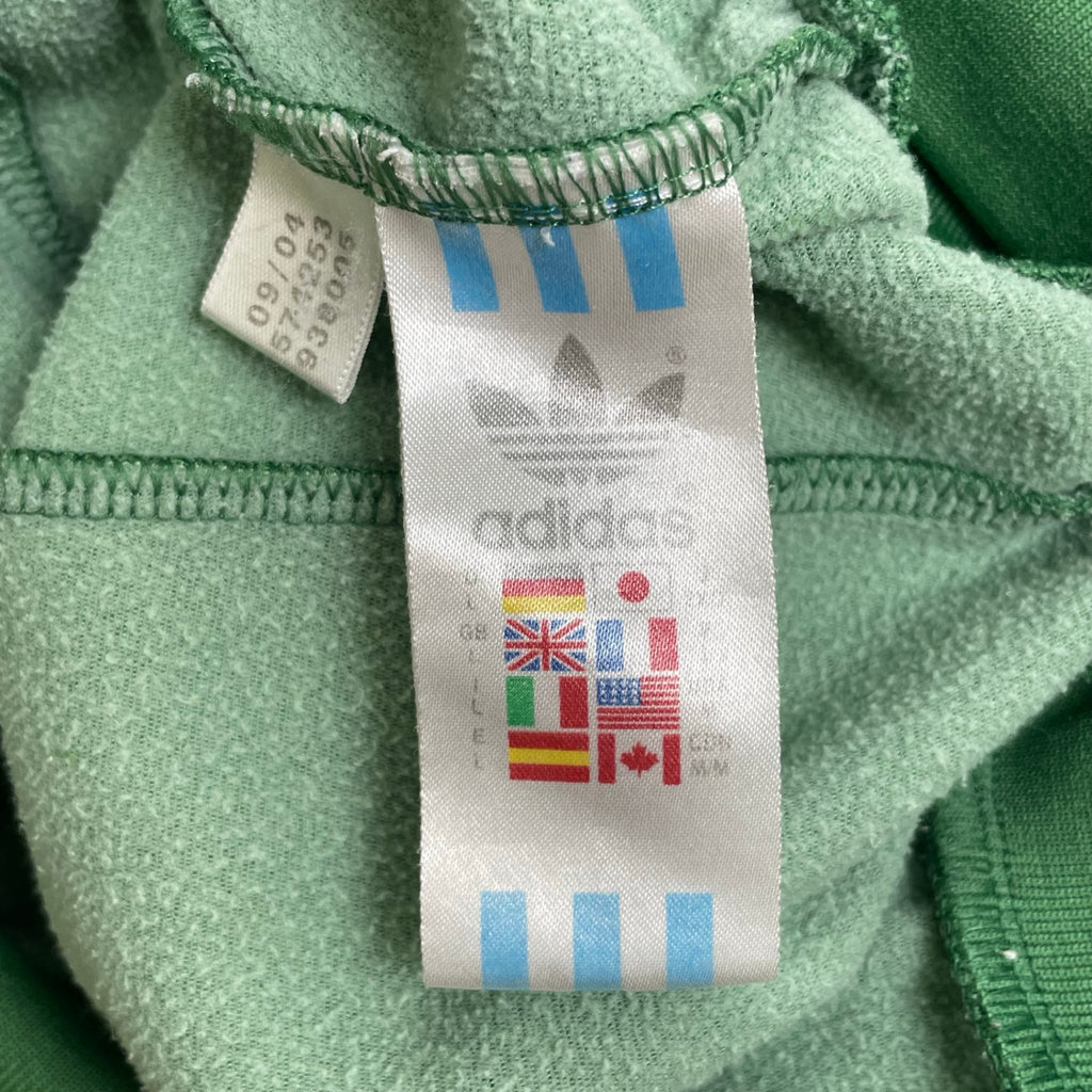 adidas アディダス / ATP復刻 トラックジャケット グリーン×イエロー 好配色 SIZE：M