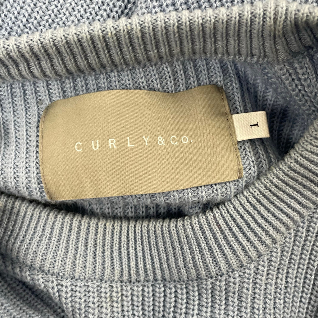 CURLY＆Co / COTTON LINEN TWIST KNIT 参考定価：16,300+tax SIZE:1