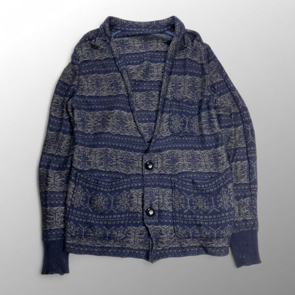 2010年 sacai サカイ / ノルディック カーディガン ニットジャケット 参考定価：45,000程度 SIZE:1