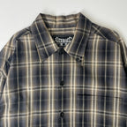 GREASER / シャドーチェックシャツ 参考定価：18,000程度 SIZE:XL