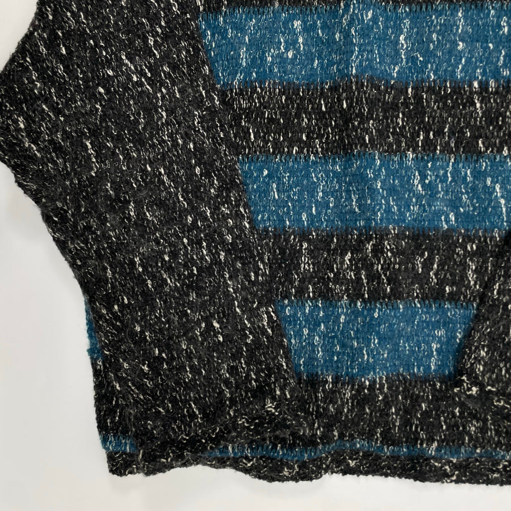 VINTAGE / US製レザー切替ニット SIZE：2X