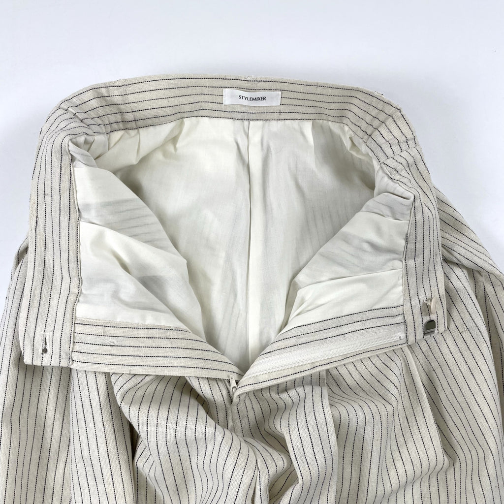 STYLE MIXER / リネンミックスミモレパンツ 参考定価：7,500+tax SIZE:S
