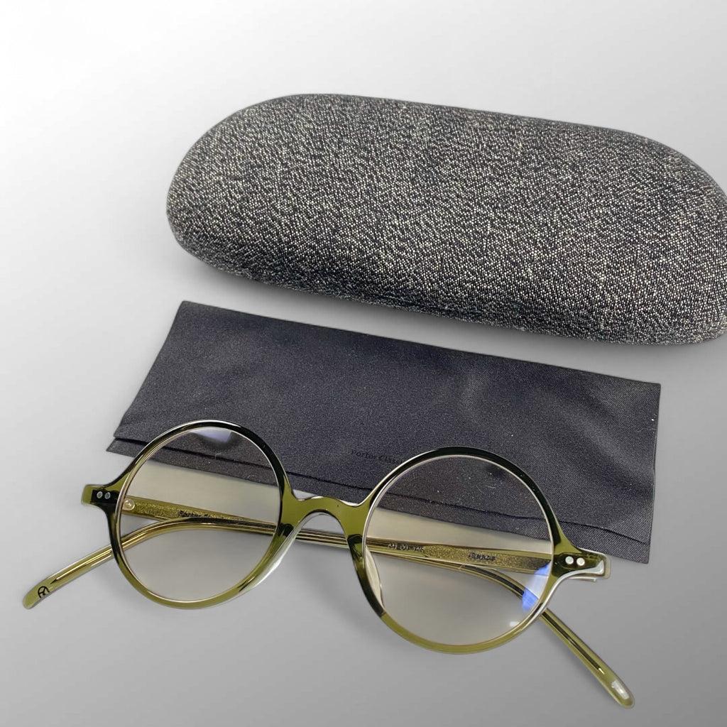 【極美品】 Porter Classic ポータークラシック × 金子眼鏡 / PEACE COLLECTION コラボ サングラス OLIVE 参考定価：46,000+tax