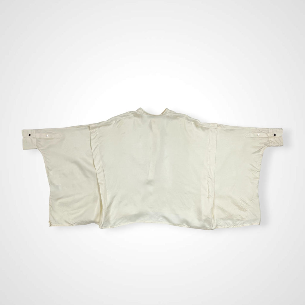 TOMORROWLAND.B トゥモローランド ビー / シルクツイルタックシャツ 参考定価：60,000+tax SIZE:36