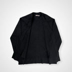 DRESSTERIOR ドレステリア / コットンカシミヤ スムースカーディガン グレー Safari12月号掲載 参考定価：17,000+tax SIZE:S