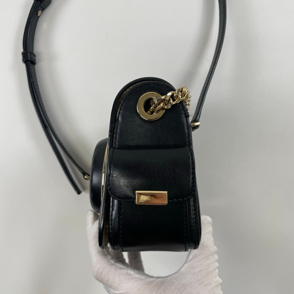 MICHAEL MICHAEL KORS / チェーンショルダー カメラバッグ ブラック 参考定価：42,000程度