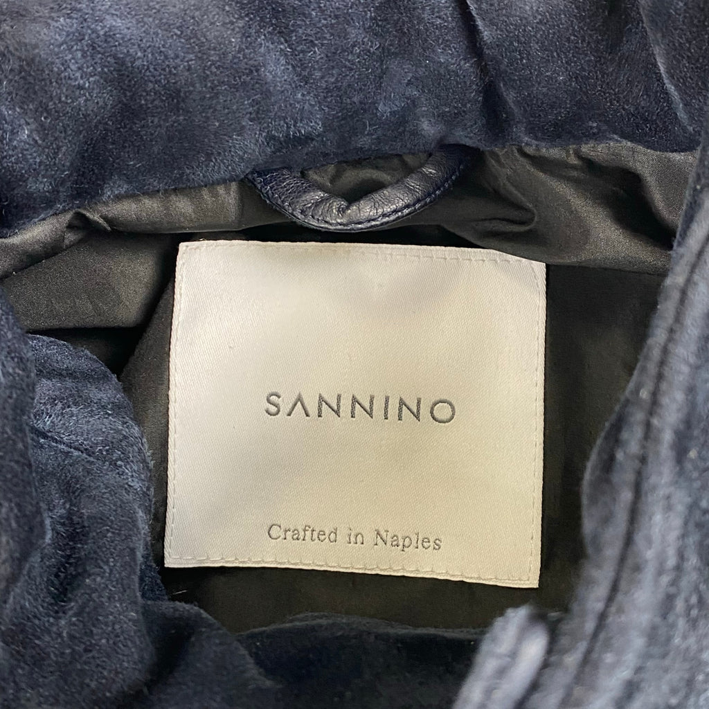 【干場 義雅さん別注】 SANNINO サンニーノ / M-65タイプ ラムレザー スエード ジャケット SIZE：48