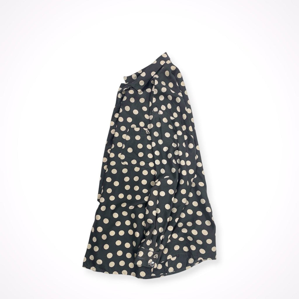 ETIENNE AIGNER / ピュアシルクドットシャツ 参考定価：45,000程度 SIZE:44