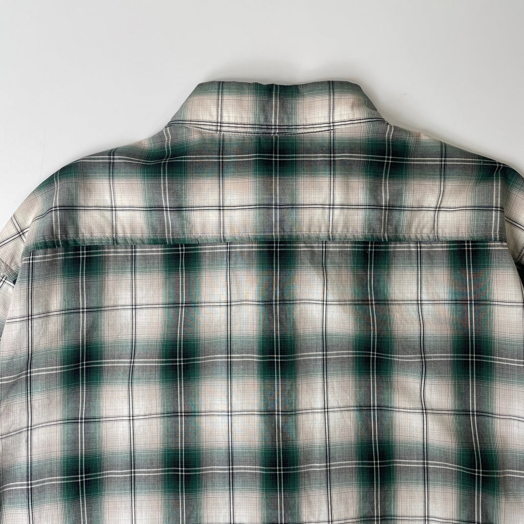 GREASER / シャドーチェックシャツ 参考定価：15,000程度 SIZE:XL