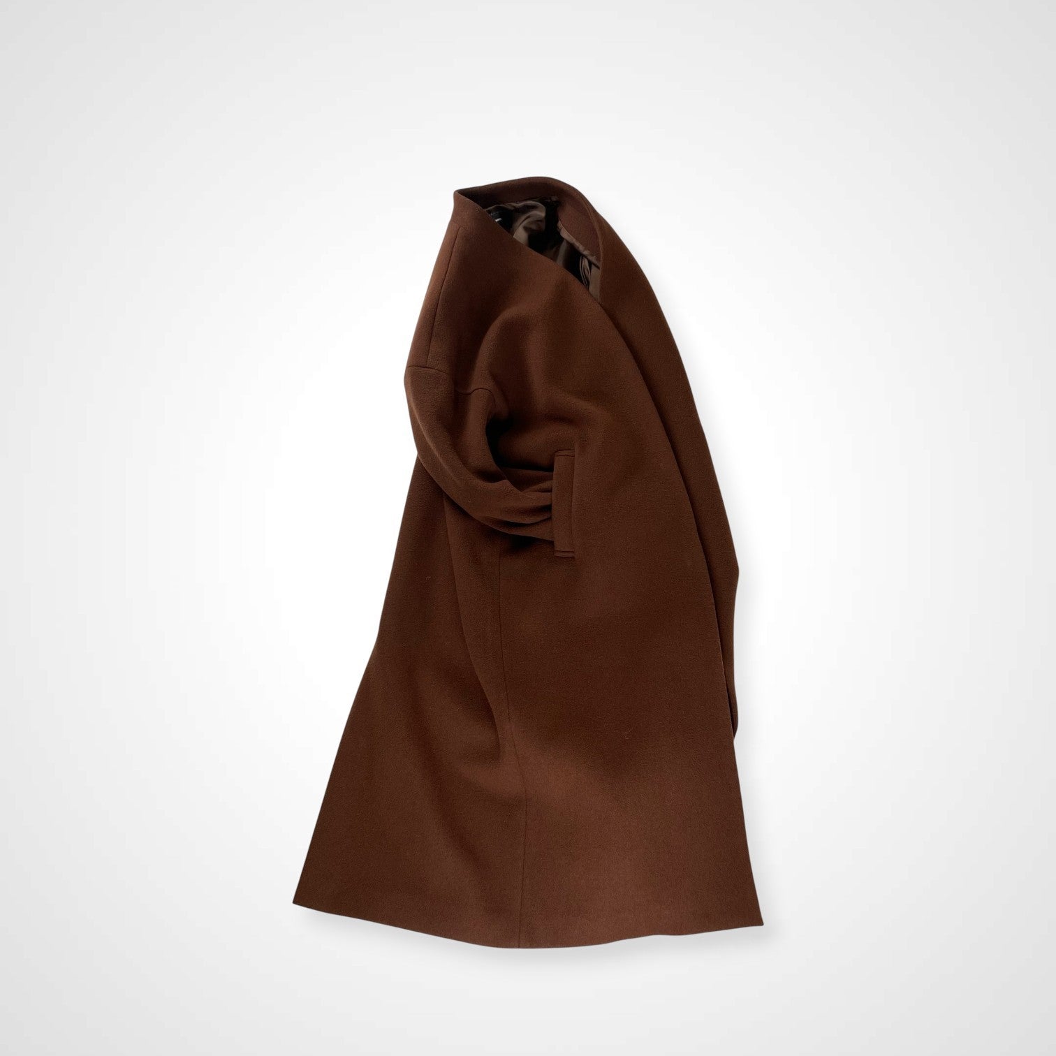 JOURNAL STANDARD ジャーナルスタンダード / スーパー140ビーバーVネックコート ブラウン 参考定価：35,000+tax SIZE:S