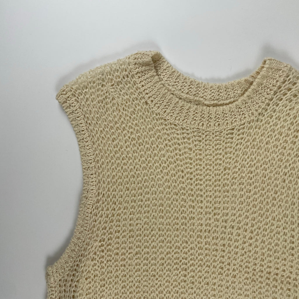 unfil アンフィル / ペーパーメリノ ローゲージクルーネックニット 参考定価：25,000+tax SIZE:1
